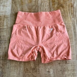 Gymshark Women's Peach Athletic Shorts